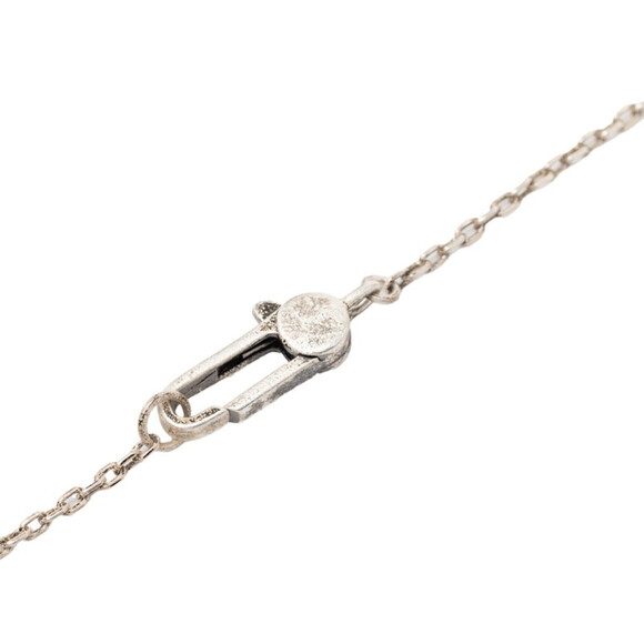 Gucci Cutout G Cross Pendant Necklace in SV925 Silver for Women